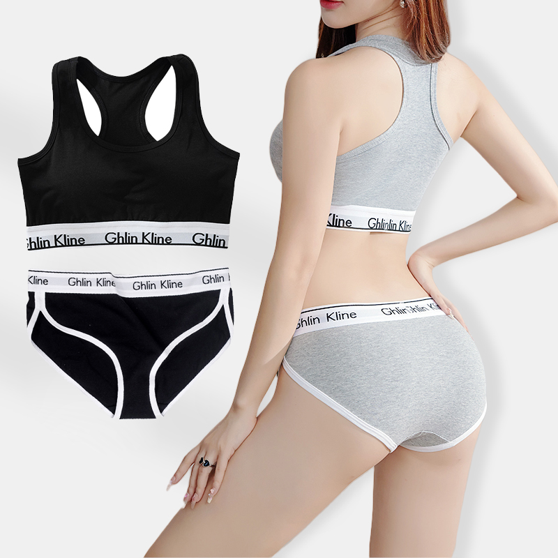 Cotton Bra Everyday - S-XL plus size sutiã esportivo conjunto