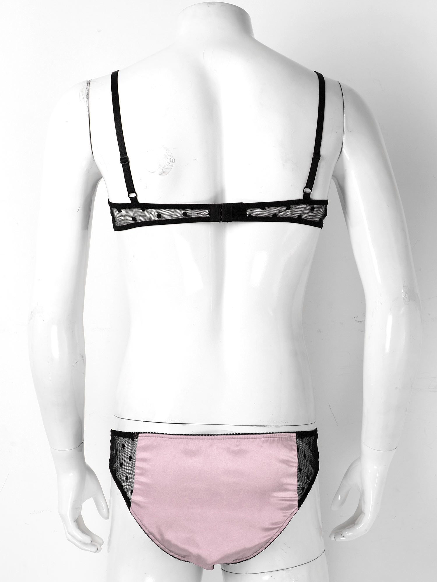 Lingerie de cetim para homem t - Sheer Mesh Bra avaliação e preço