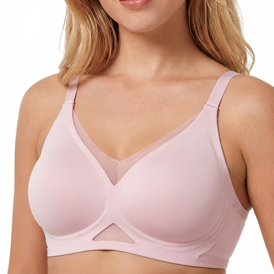 Sutiã Feminino Sem Costura e S - Sheer Mesh Bra avaliação e preço